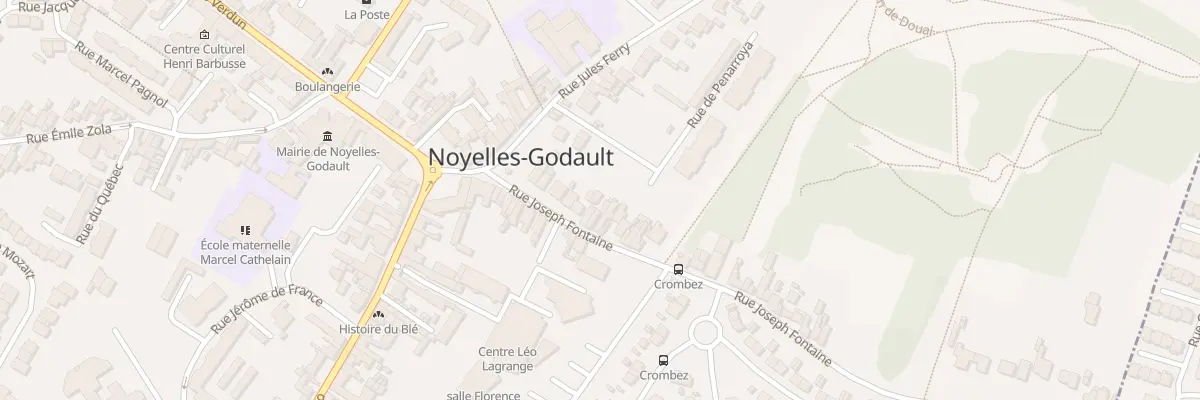 Plan du 13 Rue Joseph Fontaine à Noyelles-Godault