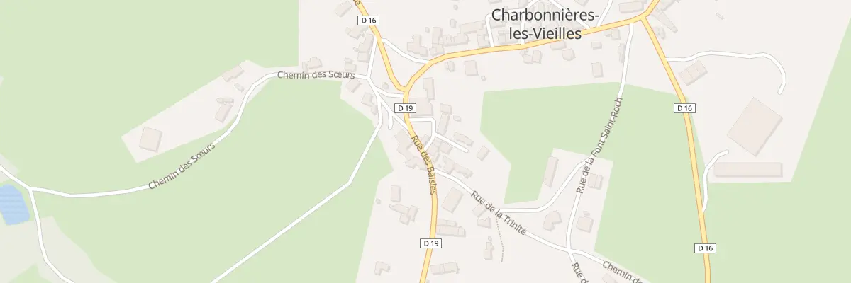 Plan du 1 Rue du Presbytère à Charbonnières-les-Vieilles