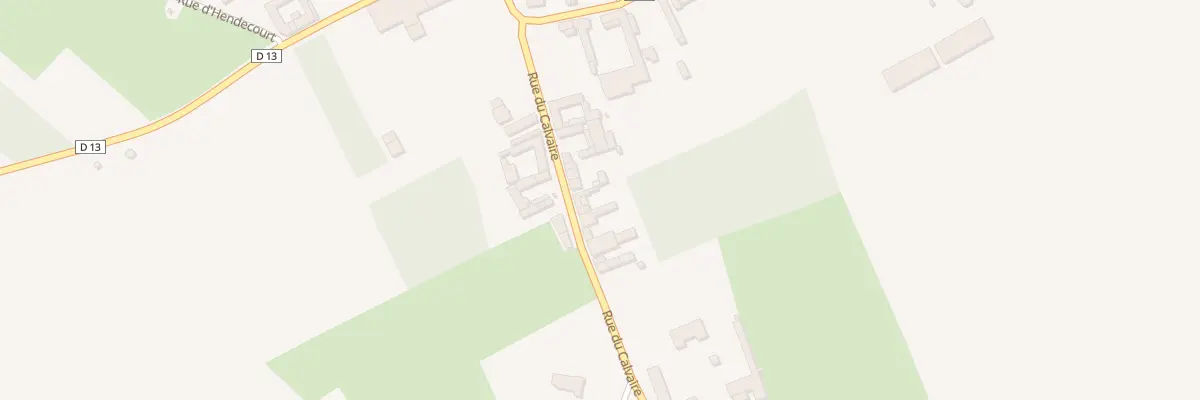 Plan du 14 Rue du Calvaire à Cagnicourt