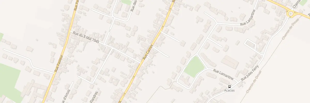 Plan du 70 Rue Carnot à Noyelles-Godault