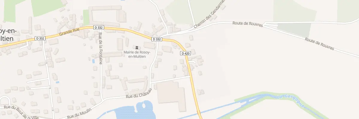 Plan du 5 Rte de May à Rosoy-en-Multien