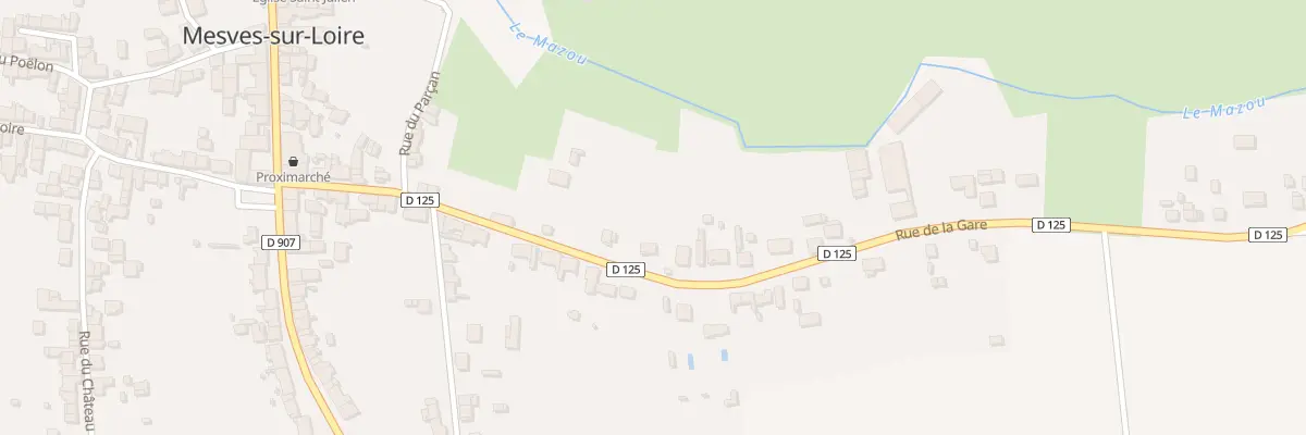 Plan du 19 Av de la Gare à Mesves-sur-Loire