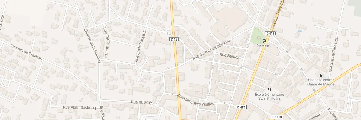 Plan du 1 Rue de la Croix Blanche à Cuxac-d’Aude