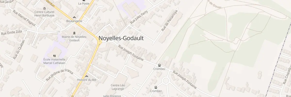 Plan du 17 Rue Joseph Fontaine à Noyelles-Godault