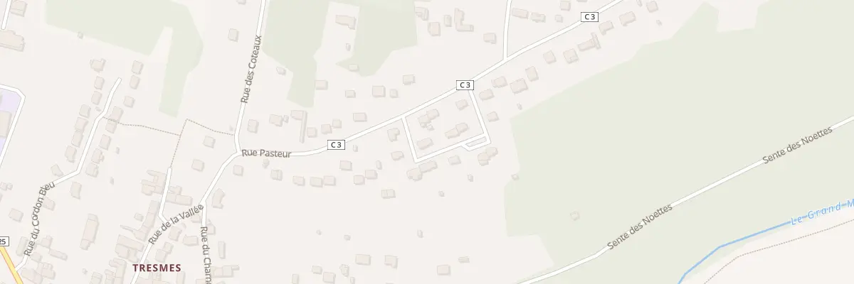 Plan du 8 Rue des Tierry à Pommeuse