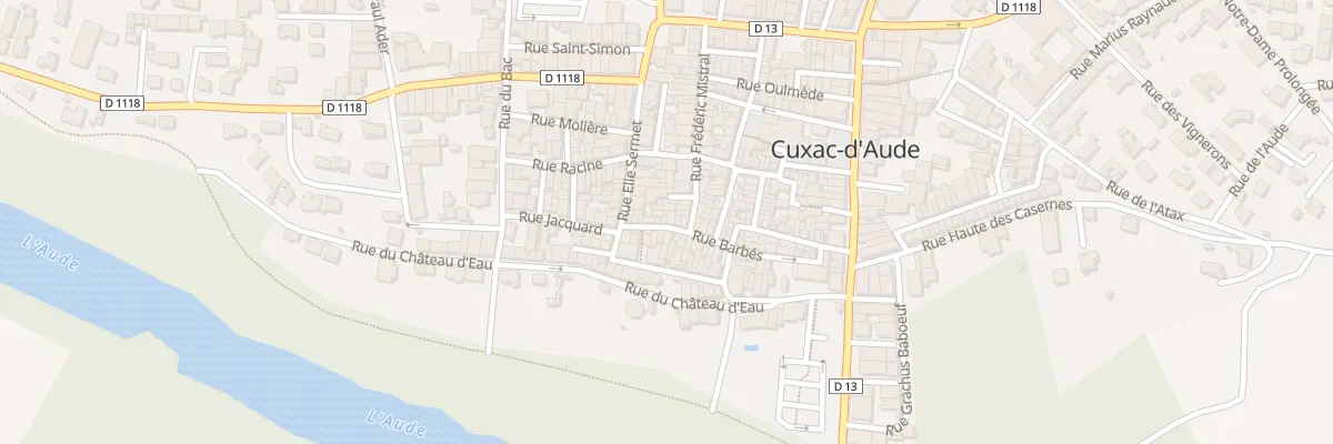 Plan du 28 Rue Barbés à Cuxac-d’Aude