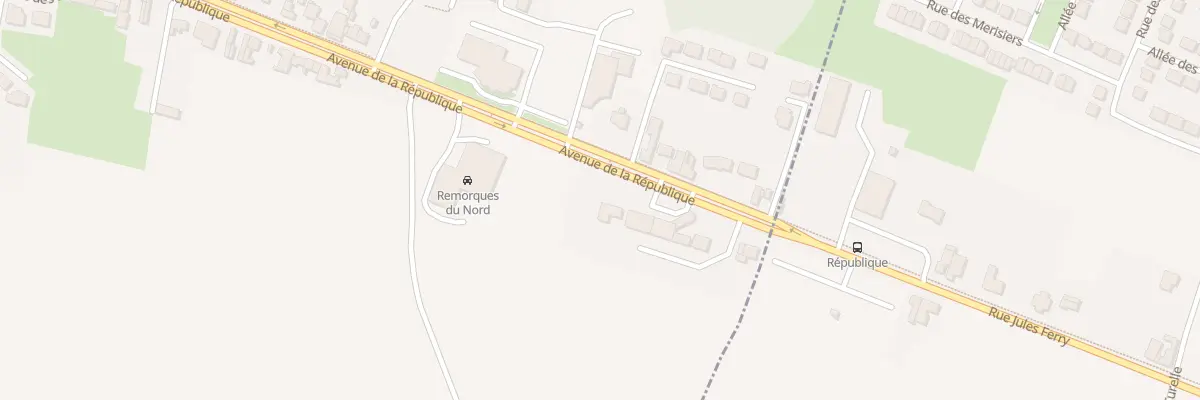 Plan du 5 Av de la République à Noyelles-Godault