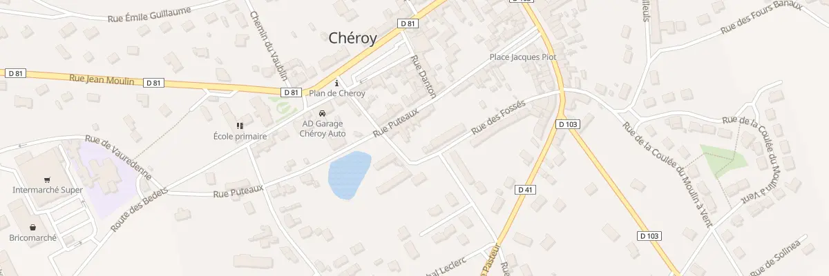 Plan du 17 Rue Puteaux à Chéroy