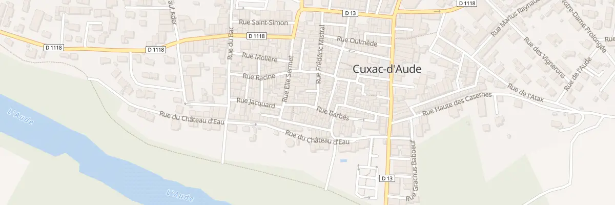 Plan du 26 Rue Barbés à Cuxac-d’Aude