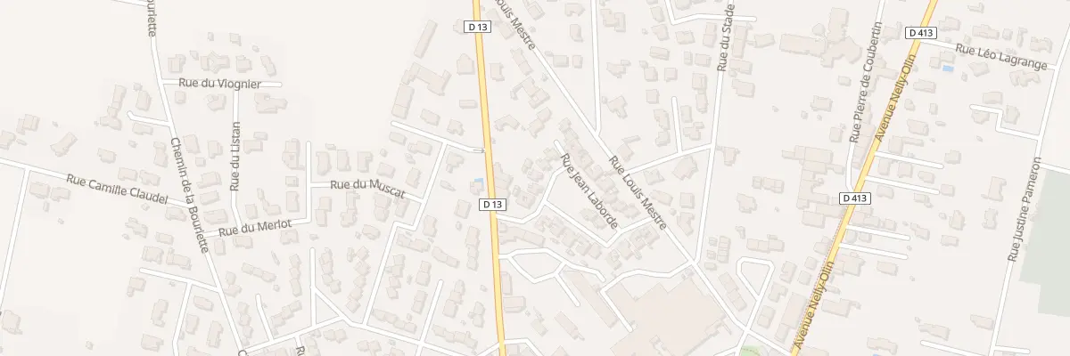 Plan du 3 Rue Jean Laborde à Cuxac-d’Aude