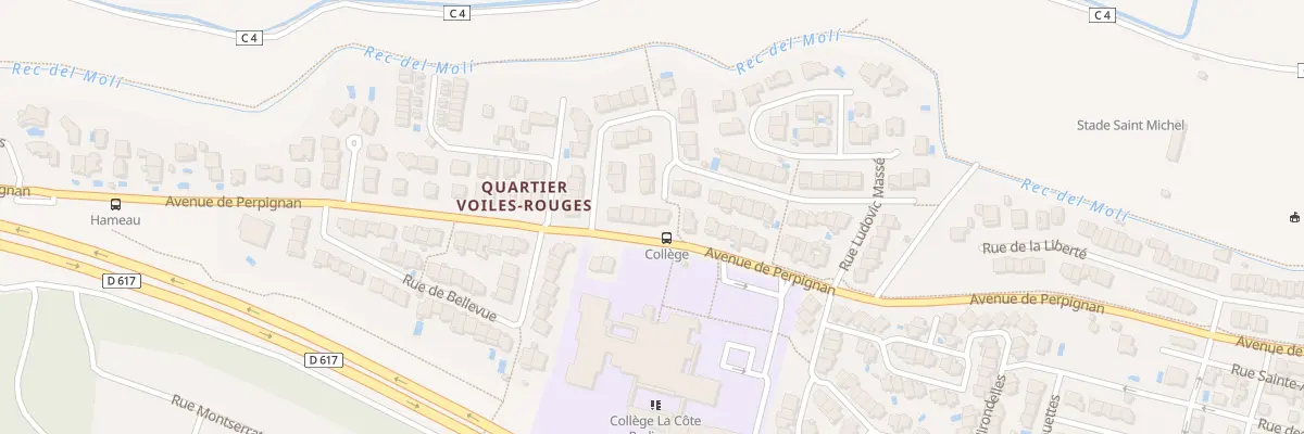 Plan du 104 Av de Perpignan à Canet-en-Roussillon