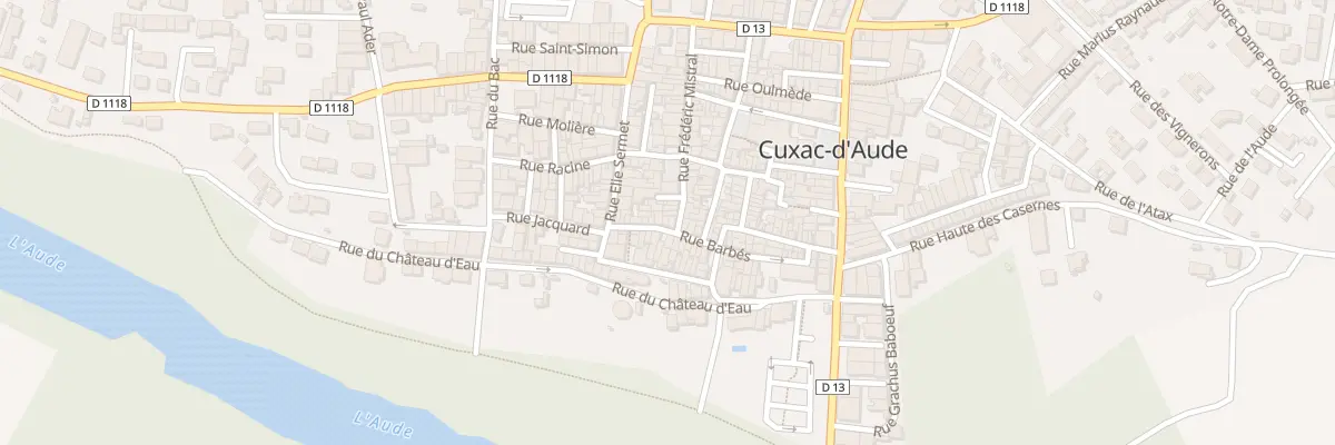 Plan du 24 Rue Barbés à Cuxac-d’Aude