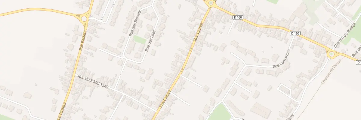 Plan du 91 Rue Carnot à Noyelles-Godault