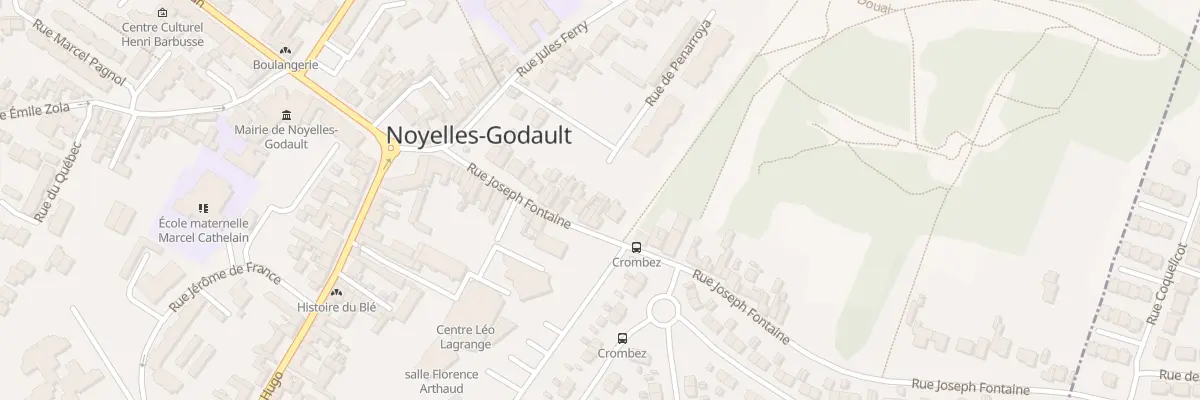 Plan du 23 Rue Joseph Fontaine à Noyelles-Godault