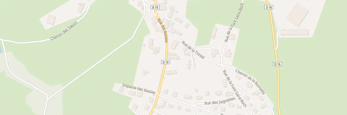 Plan du 9 Rue des Baisles à Charbonnières-les-Vieilles