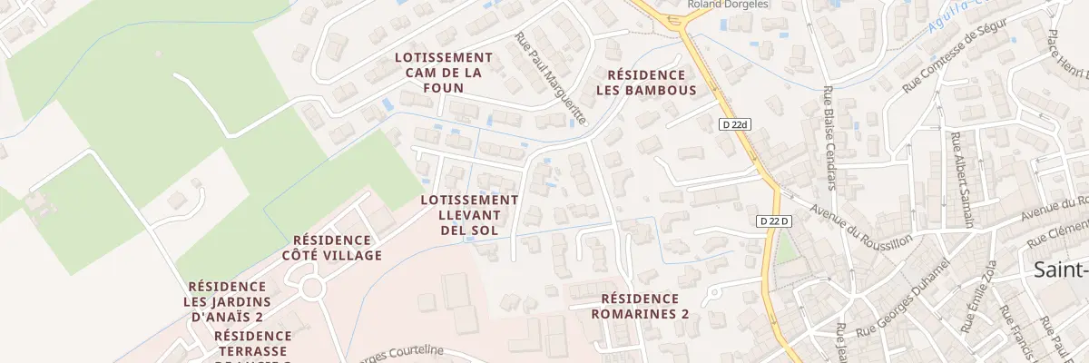 Plan du 18 Imp Joan Cayrol à Saint-Cyprien