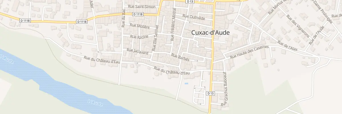 Plan du 17 Rue Barbés à Cuxac-d’Aude