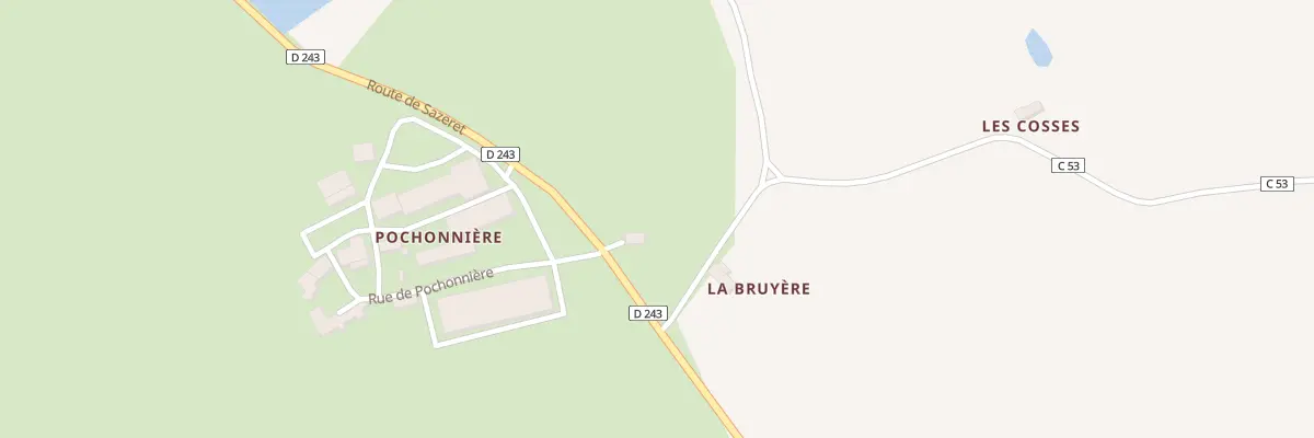 Plan du 30 Rte de Sazeret à Saint-Marcel-en-Murat
