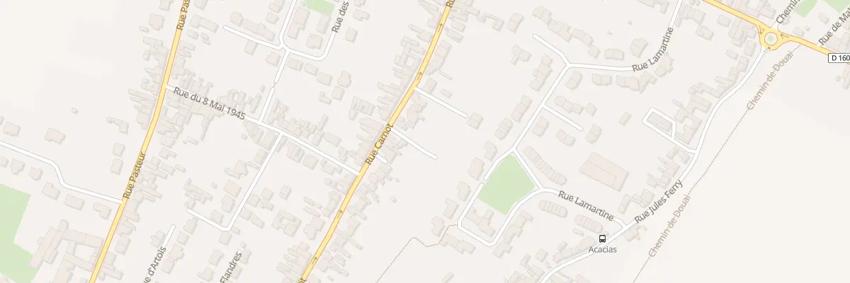 Plan du 74 Rue Carnot à Noyelles-Godault