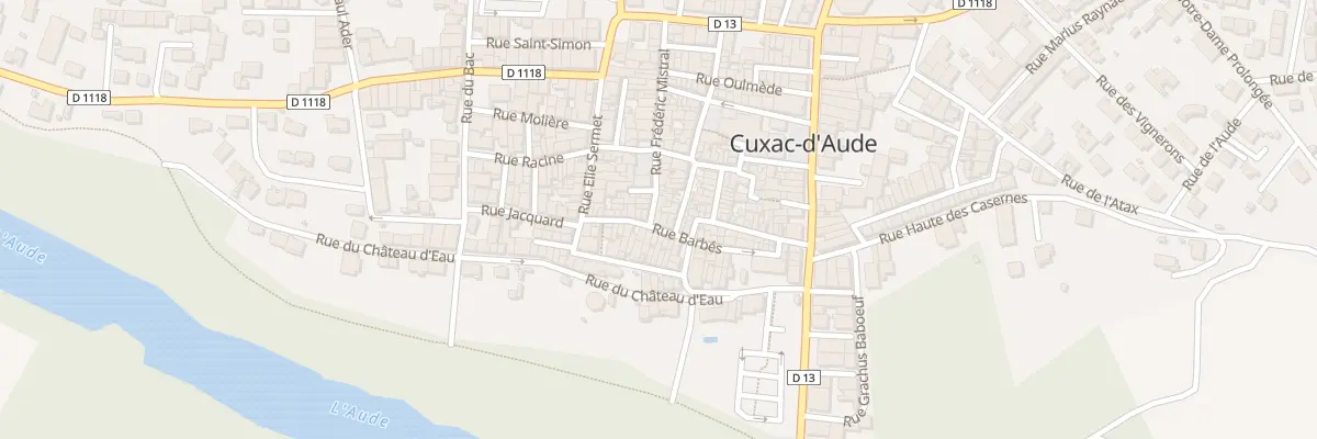 Plan du 22 Rue Barbés à Cuxac-d’Aude