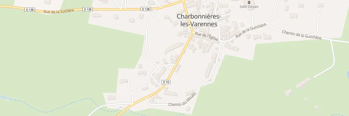 Plan du 22 Rue de l’Ambène à Charbonnières-les-Varennes