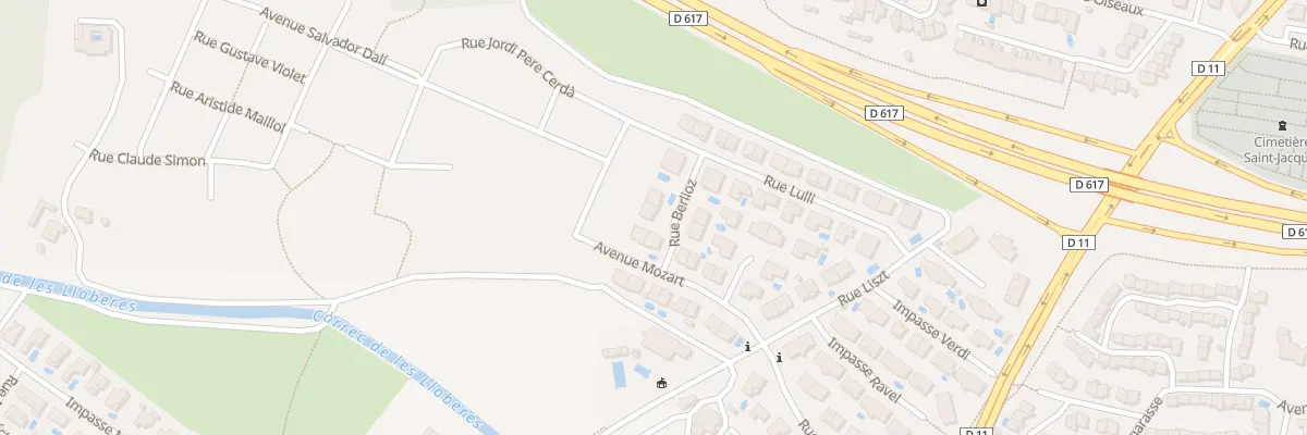 Plan du 1 Rue Berlioz à Canet-en-Roussillon