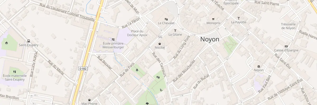 Plan du 5 Rue des Tanneurs à Noyon
