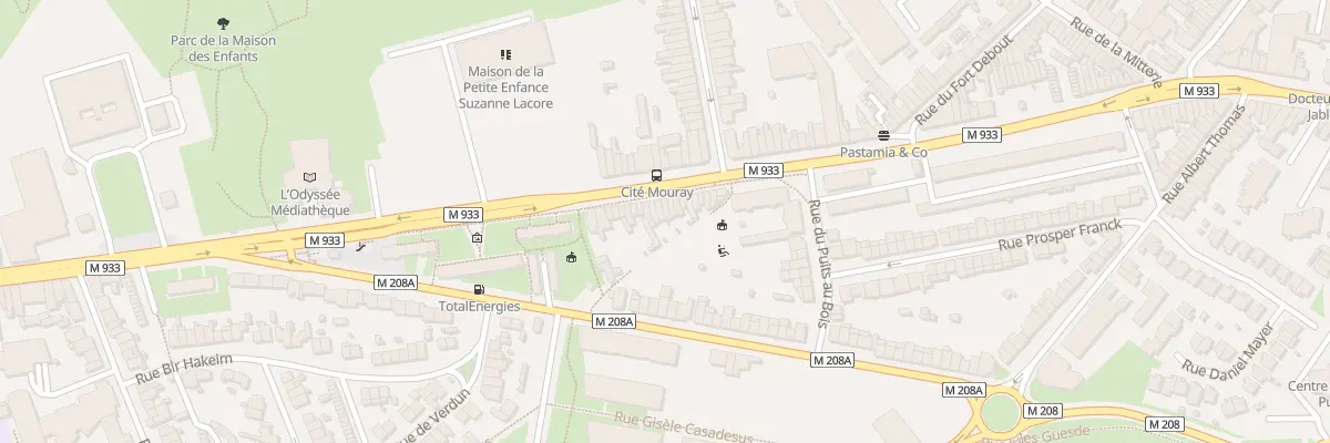 Plan du 641 Av de Dunkerque Lomme à Lille