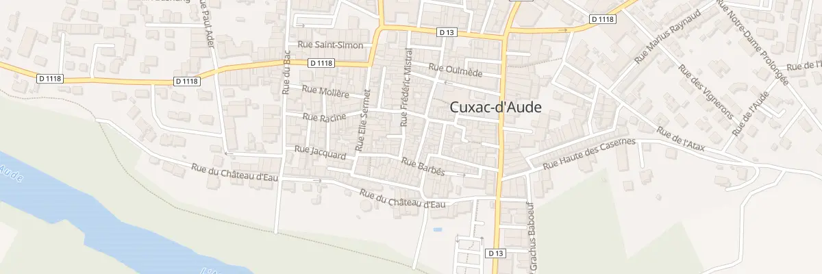 Plan du 21 Rue Frédéric Mistral à Cuxac-d’Aude