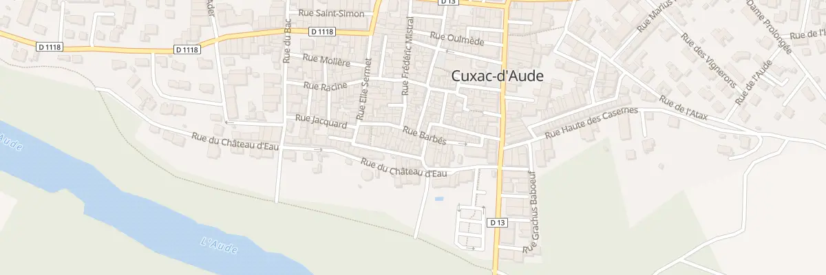 Plan du 11 Rue Barbés à Cuxac-d’Aude