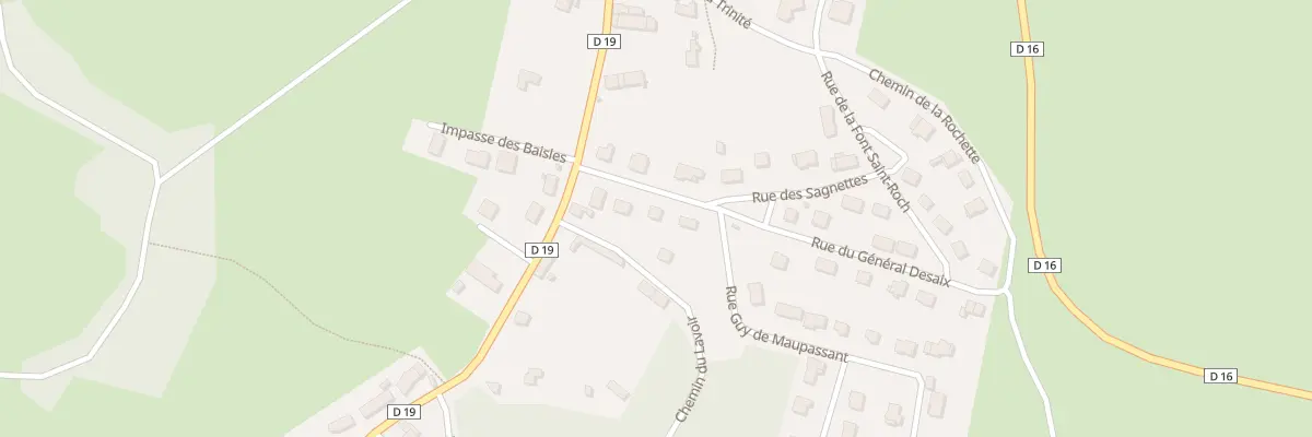 Plan du 6 Rue des Sagnettes à Charbonnières-les-Vieilles