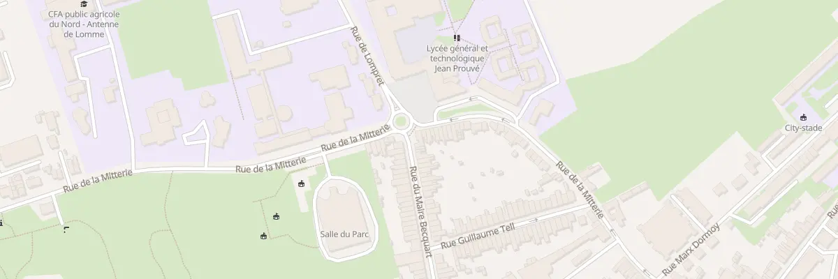 Plan du 130 Rue de la Mitterie à Lille
