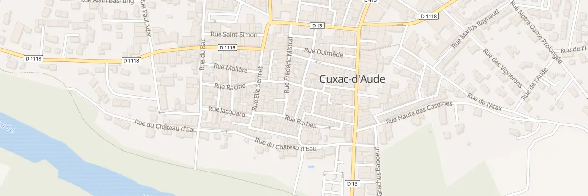 Plan du 7 Rue Papinaud à Cuxac-d’Aude