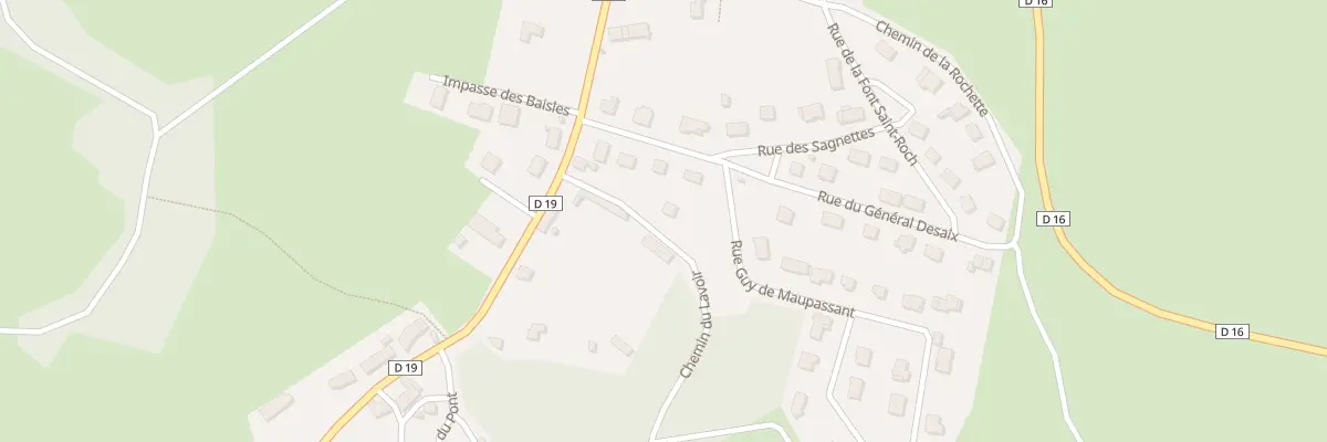 Plan du 3 Che des Sagnes à Charbonnières-les-Vieilles