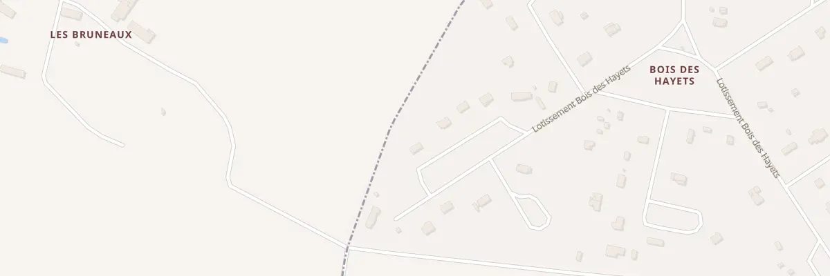 Plan du 5038B Bois des Hayets à Foucherolles