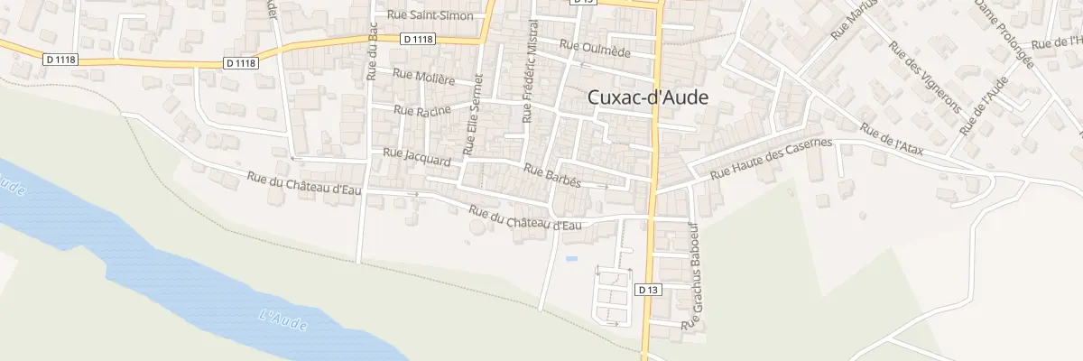 Plan du 9 Rue Barbés à Cuxac-d’Aude