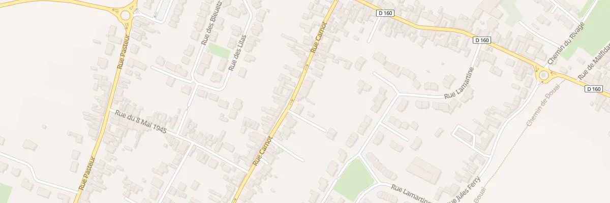 Plan du 88 Rue Carnot à Noyelles-Godault
