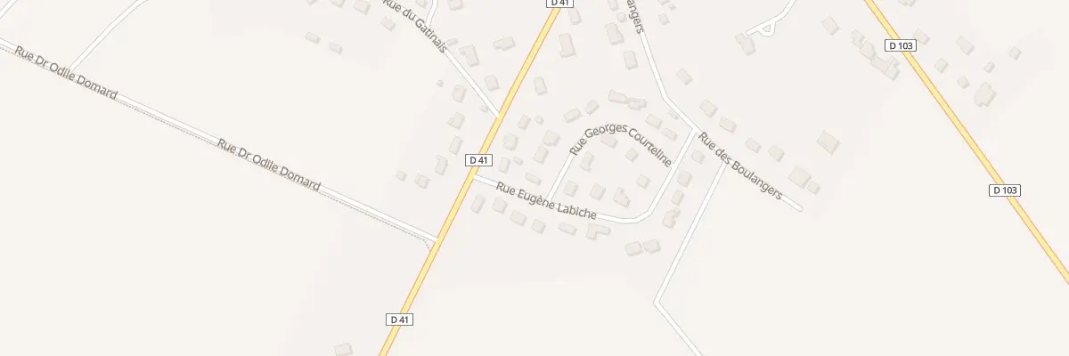 Plan du 1 Rue Eugène Labiche à Chéroy