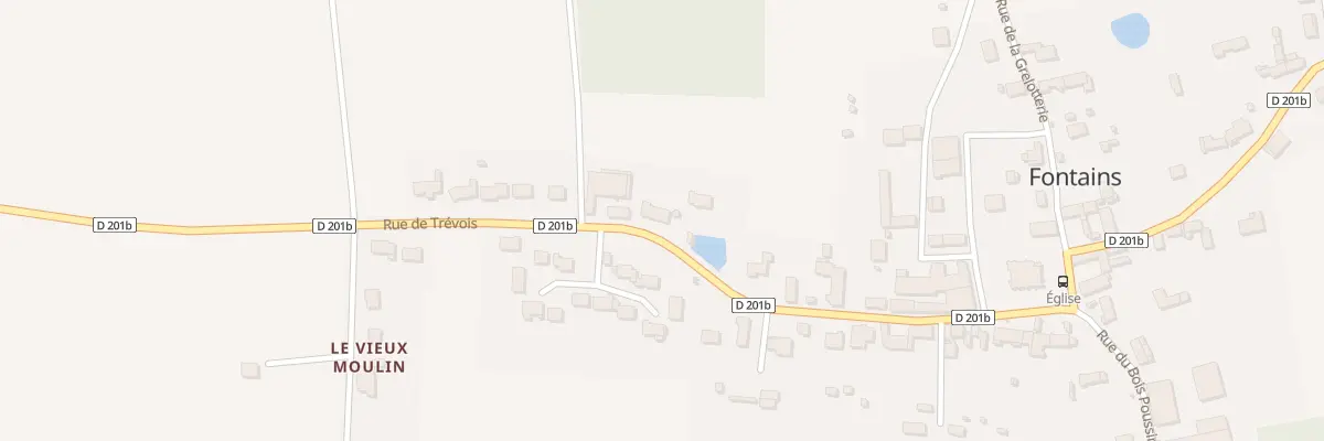 Plan du 10 Rue de Trévois à Fontains