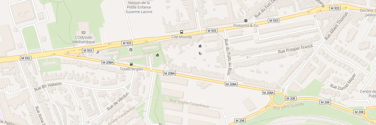 Plan du 218 Rue Jules Guesde Lomme à Lille