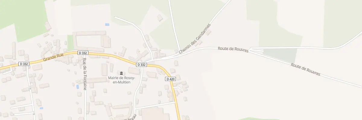 Plan du 1 Rte de Rouvres à Rosoy-en-Multien