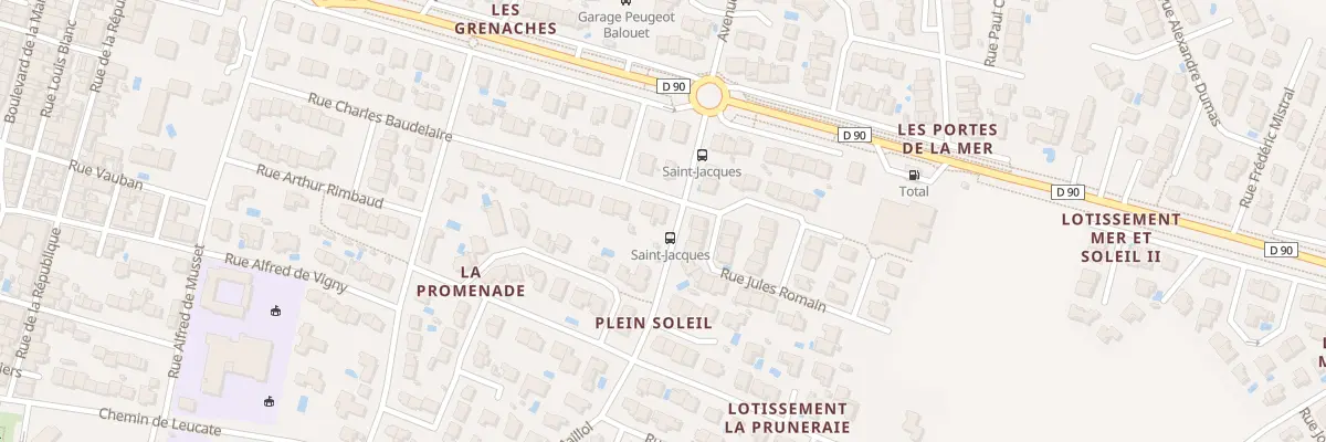 Plan du 1522 Rue Edmond Rostand à Saint-Laurent-de-la-Salanque