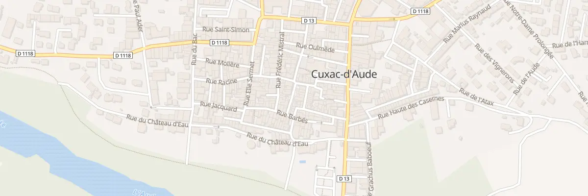 Plan du 6 Rue Papinaud à Cuxac-d’Aude