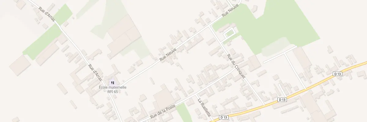 Plan du 9 Rue Neuve à Cagnicourt