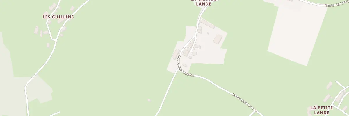 Plan du 12 Rte des Landes à Chouvigny