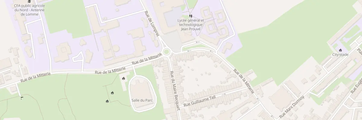 Plan du 136 Rue de la Mitterie à Lille