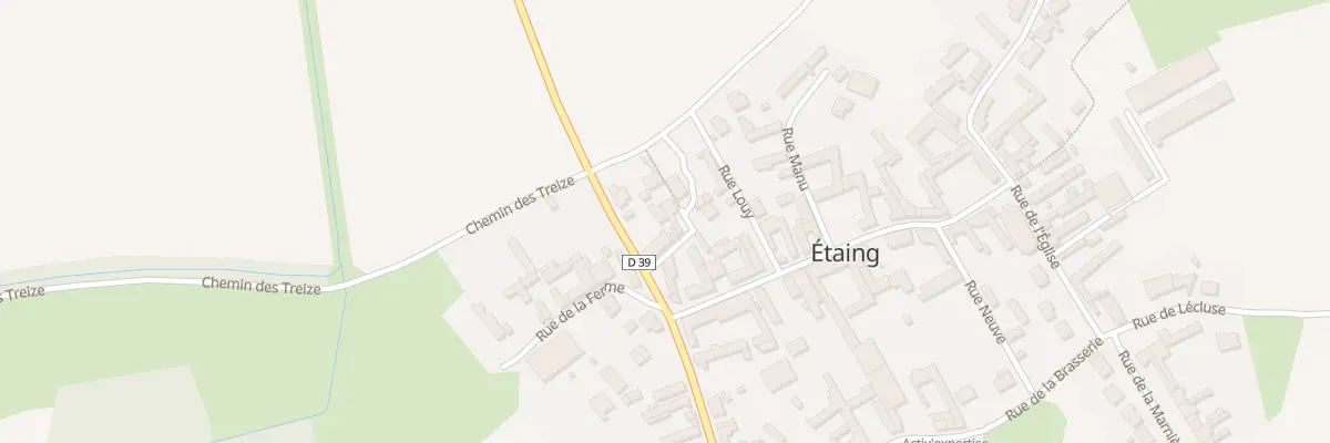 Plan du 1 Rue du Sac à Étaing