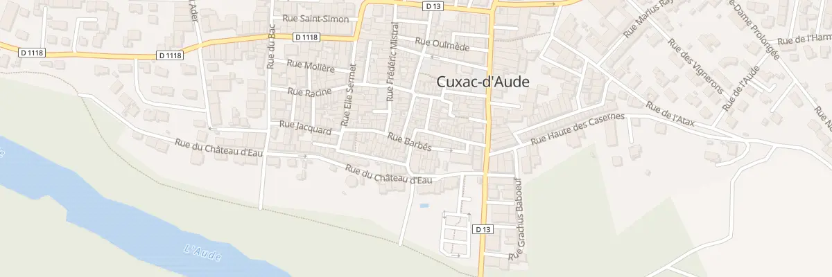 Plan du 14 Rue Barbés à Cuxac-d’Aude