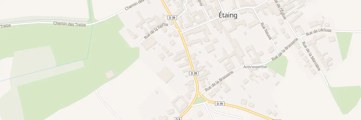 Plan du 8 Rue de Sailly à Étaing