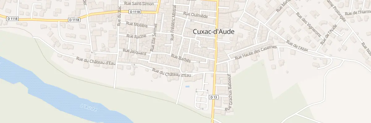 Plan du 1 Pl du Docteur Corbeil à Cuxac-d’Aude